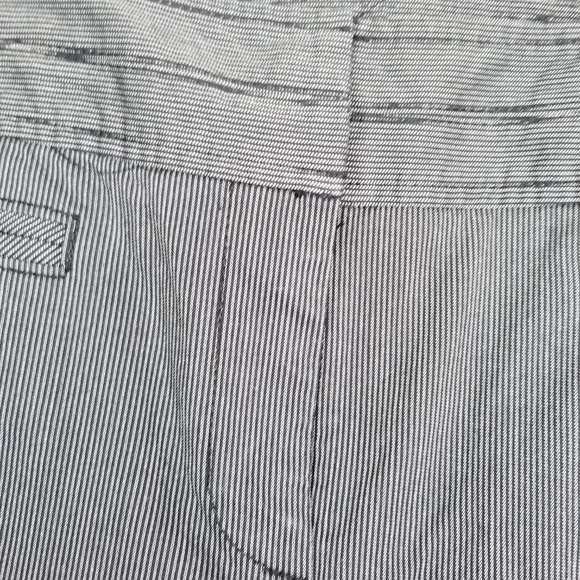 City Unltd Pinstripe Mid-Rise Straight Leg Pant 12 - Picture 4 of 8